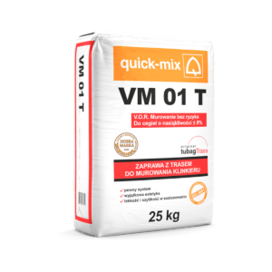 Zapraw murarska VM 01 T biała 25kg Quick-Mix Sievert